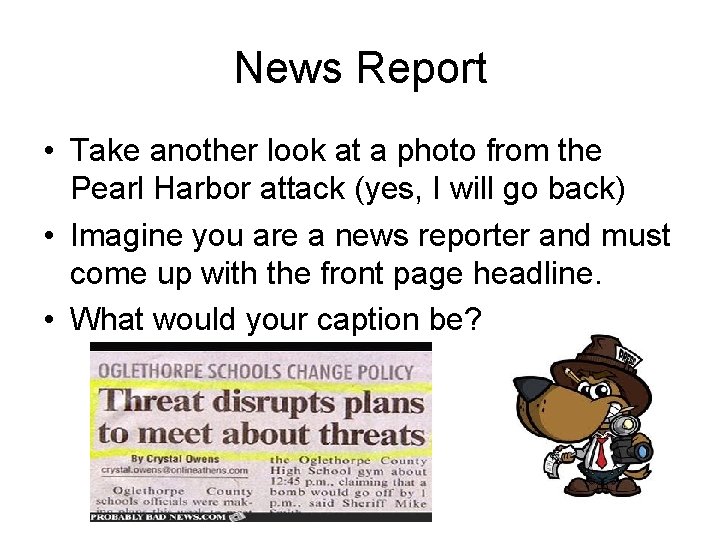 News Report • Take another look at a photo from the Pearl Harbor attack