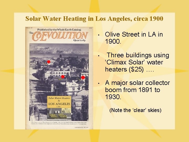 Solar Water Heating in Los Angeles, circa 1900 • Olive Street in LA in