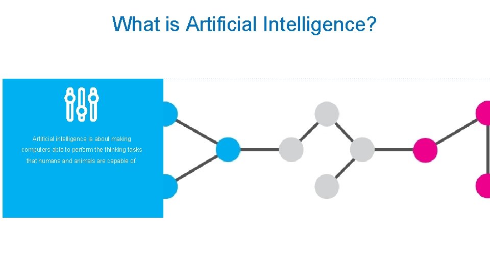 What is Artificial Intelligence? Artificial intelligence is about making computers able to perform the What is Artificial Intelligence? Artificial intelligence is about making computers able to perform the