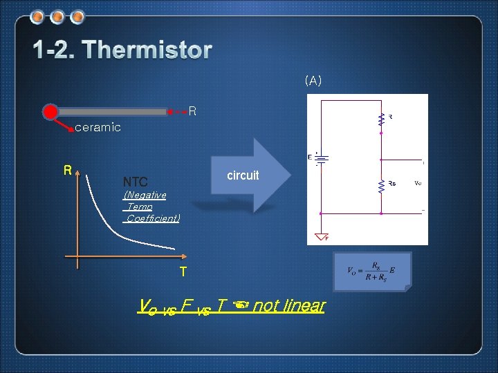 (A) R ceramic R circuit NTC (Negative Temp Coefficient) T VO VS F VS