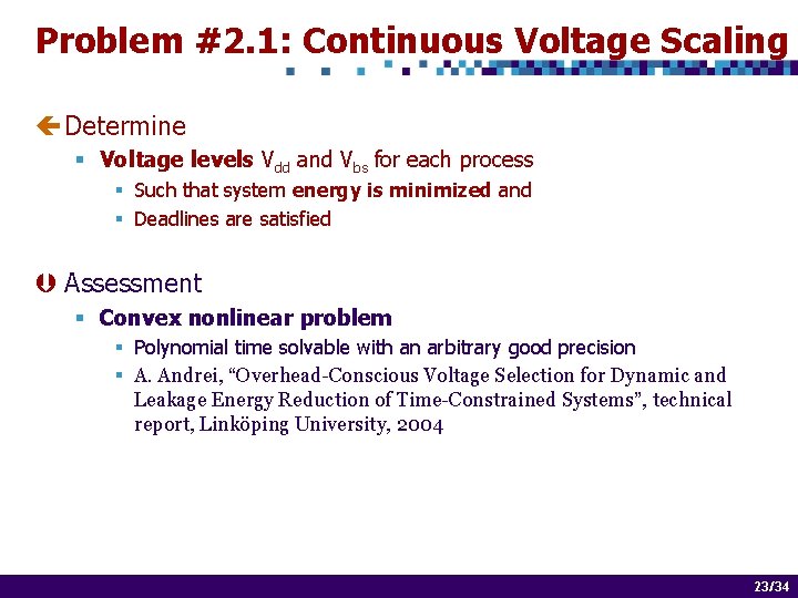 Embedded Systems Design Optimization Challenges Paul Pop Embedded