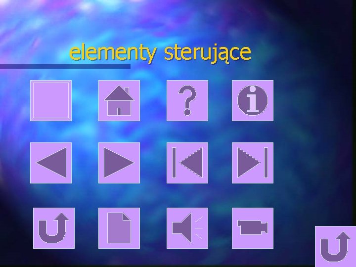 elementy sterujące elementy sterujące