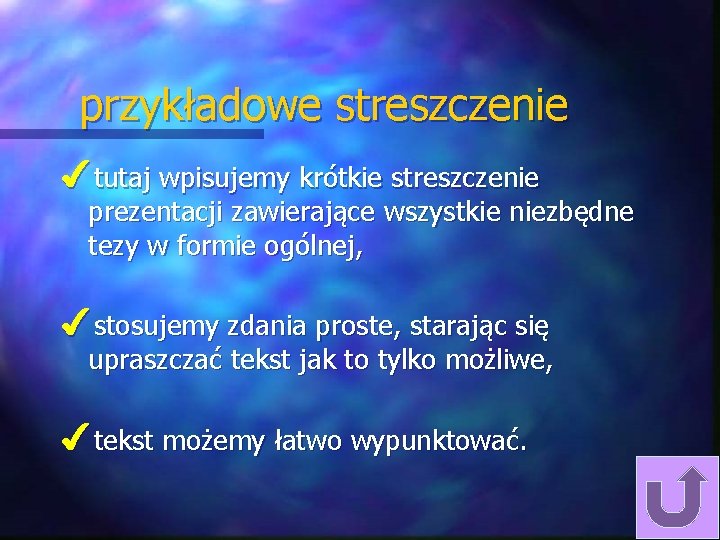 przykładowe streszczenie 4 tutaj wpisujemy krótkie streszczenie prezentacji zawierające wszystkie niezbędne tezy w formie przykładowe streszczenie 4 tutaj wpisujemy krótkie streszczenie prezentacji zawierające wszystkie niezbędne tezy w formie