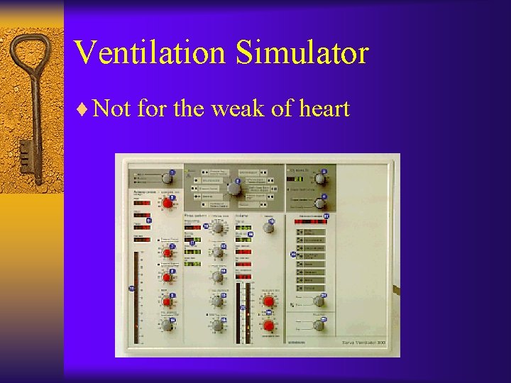 Ventilation Simulator ¨ Not for the weak of heart 