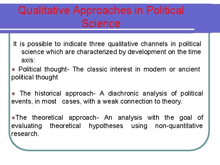 political science qualitative research topics