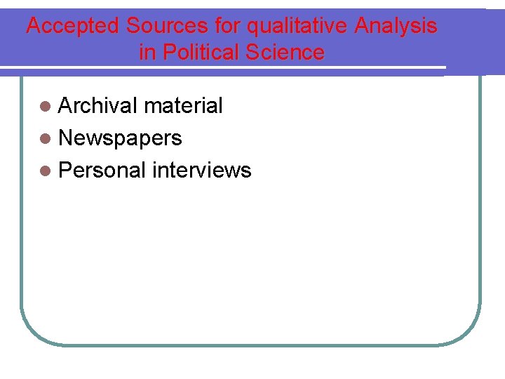qualitative research in political science pdf
