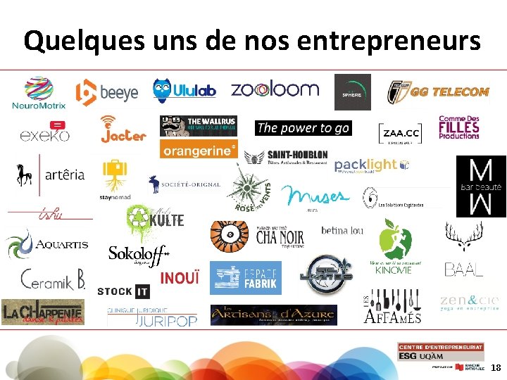 Quelques uns de nos entrepreneurs 18 