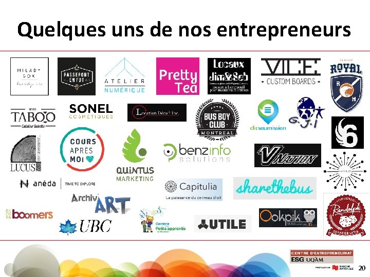 Quelques uns de nos entrepreneurs 20 