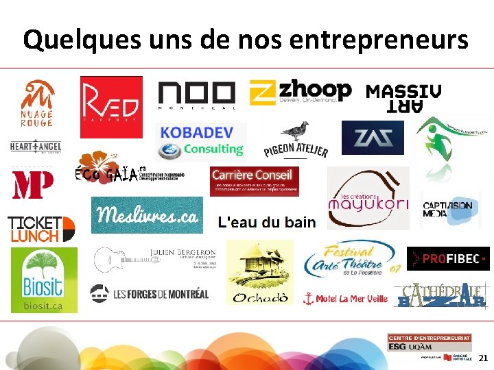 Quelques uns de nos entrepreneurs 21 
