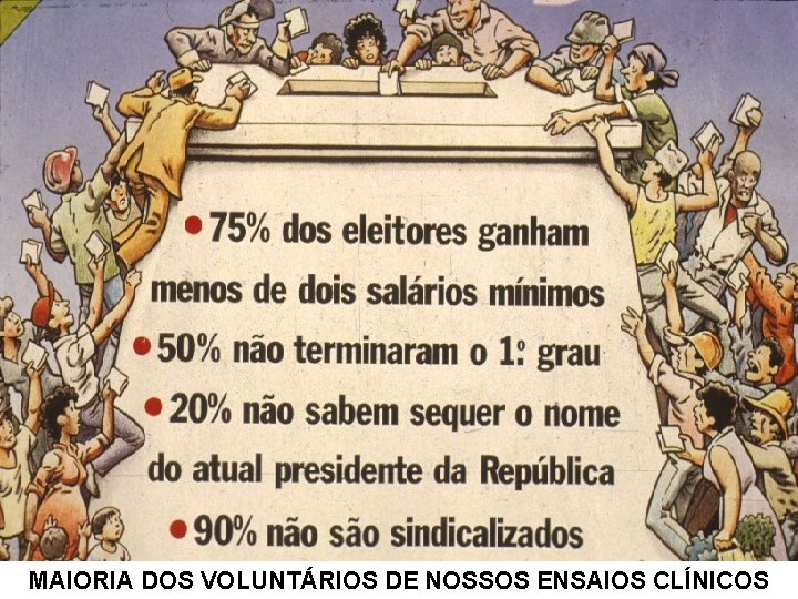 MAIORIA DOS VOLUNTÁRIOS DE NOSSOS ENSAIOS CLÍNICOS MAIORIA DOS VOLUNTÁRIOS DE NOSSOS ENSAIOS CLÍNICOS