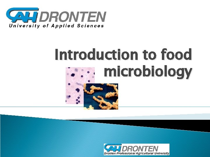 Introduction to food microbiology 