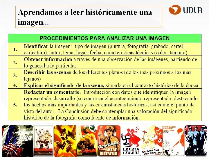 Aprendamos a leer históricamente una imagen. . . 