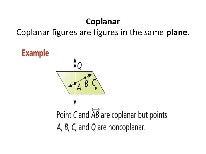 Welcome to Geometry Unit 1 Vocabulary Undefined Terms