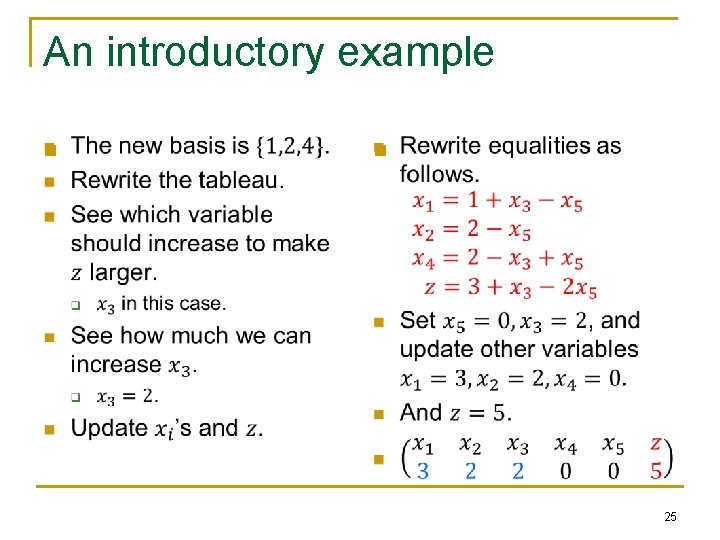 An introductory example n n 25 An introductory example n n 25