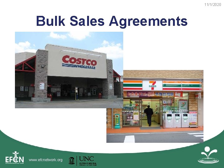 11/1/2020 Bulk Sales Agreements www. efcnetwork. org 