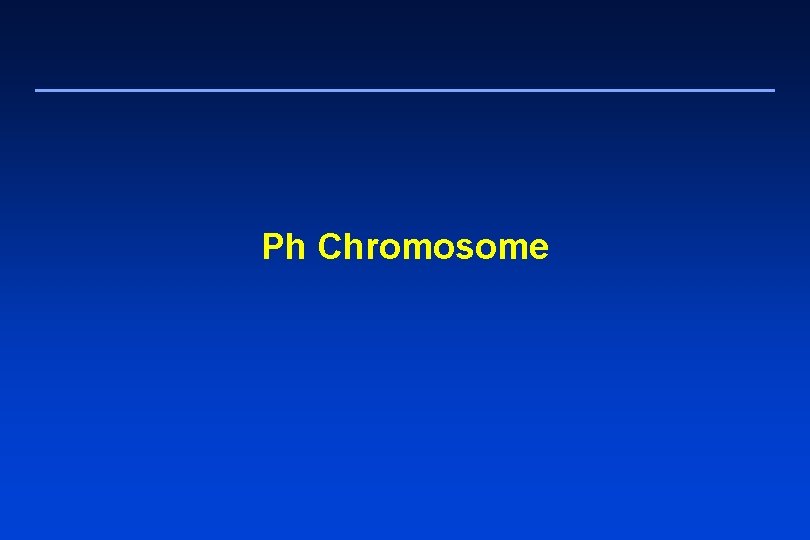 Ph Chromosome 