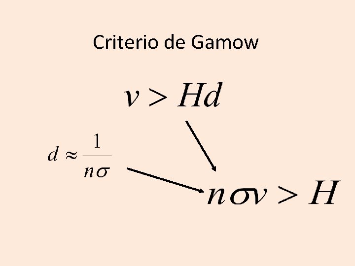 Criterio de Gamow 