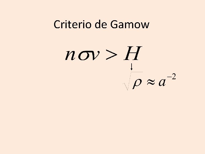 Criterio de Gamow 