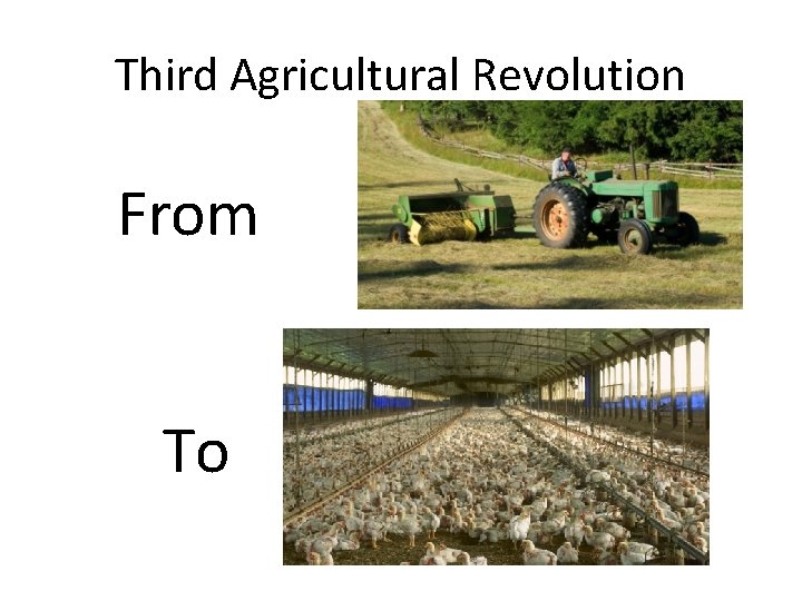 Third Agricultural Revolution From To 