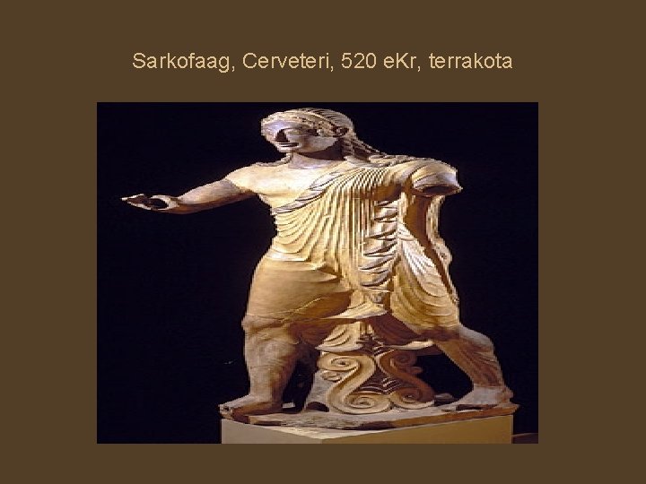 Sarkofaag, Cerveteri, 520 e. Kr, terrakota 