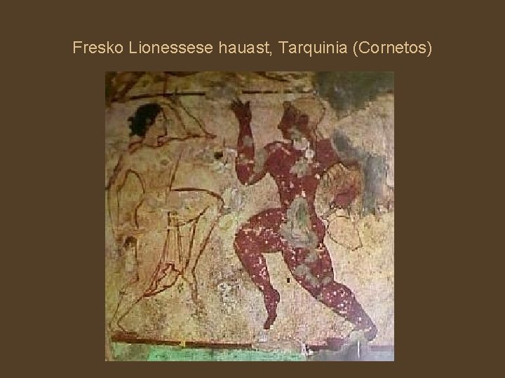 Fresko Lionessese hauast, Tarquinia (Cornetos) 