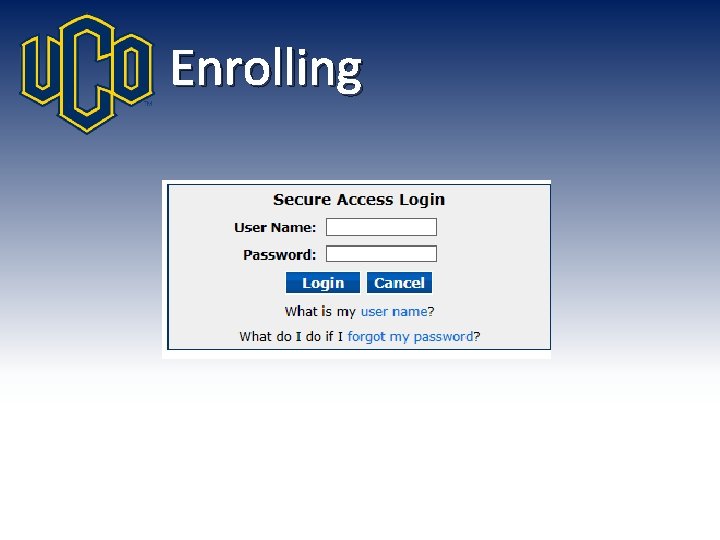 Enrolling 