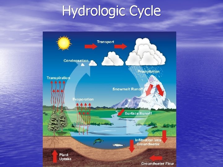 Hydrologic Cycle Hydrologic Cycle