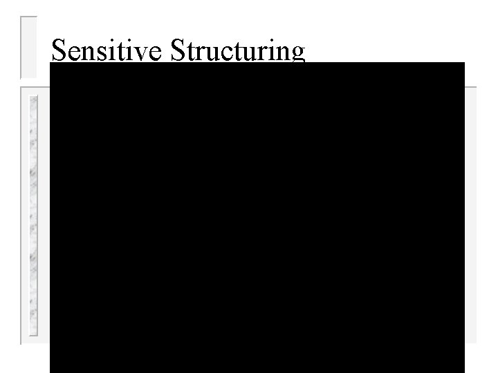 Sensitive Structuring www. psy. miami. edu/faculty/dmessinger 