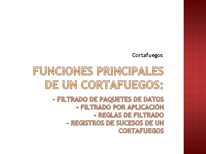 Cortafuegos Cortafuegos