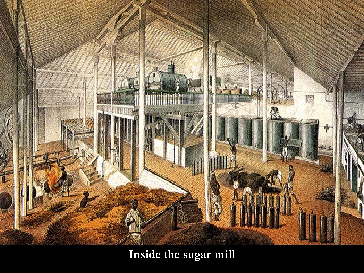 Inside the sugar mill Inside the sugar mill