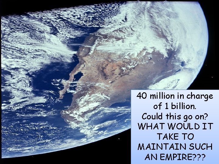 40 million in charge of 1 billion. Could this go on? WHAT WOULD IT 40 million in charge of 1 billion. Could this go on? WHAT WOULD IT