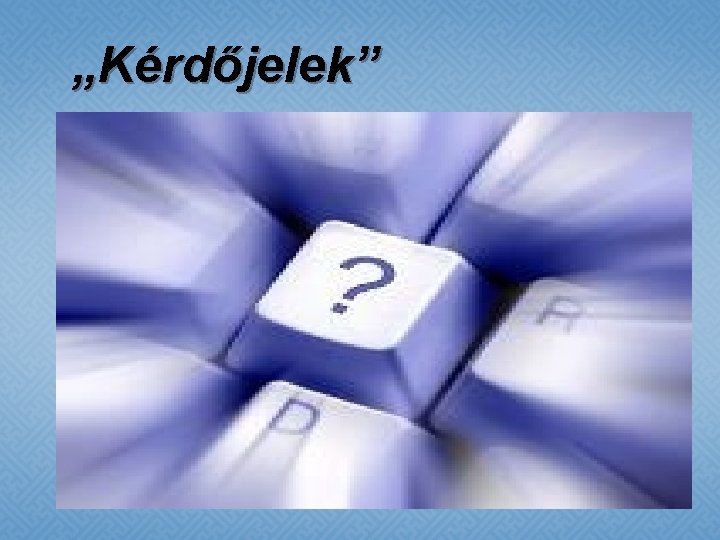 „Kérdőjelek” Ezekben a termékekben nagy lehetőségek rejlenek, de mivel még csak „életük” korai szakaszában