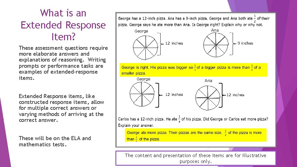 What is an Extended Response Item? These assessment questions require more elaborate answers and What is an Extended Response Item? These assessment questions require more elaborate answers and
