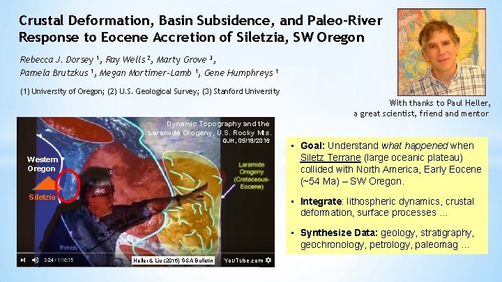 Crustal Deformation, Basin Subsidence, and Paleo-River Response to Eocene Accretion of Siletzia, SW Oregon