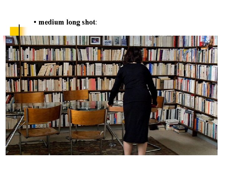 • medium long shot: shot • medium long shot: shot