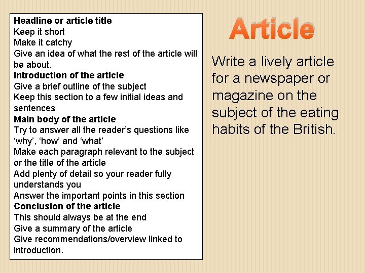 Headline or article title Keep it short Make it catchy Give an idea of Headline or article title Keep it short Make it catchy Give an idea of