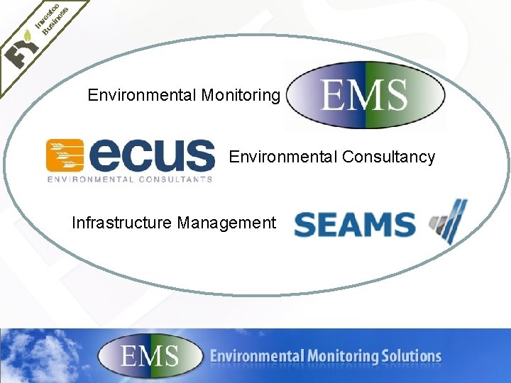 In Bu ves si te ne e ss Environmental Monitoring Environmental Consultancy Infrastructure Management