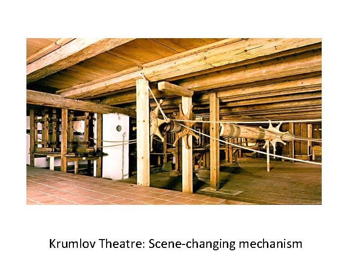 Krumlov Theatre: Scene-changing mechanism 