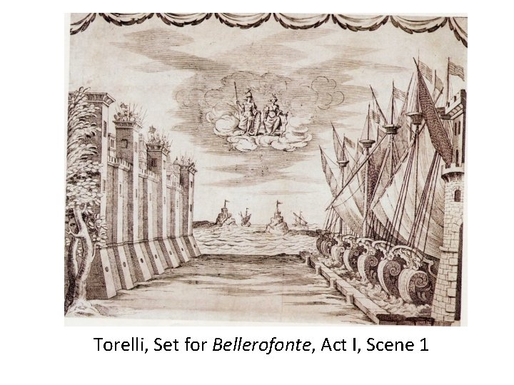 Torelli, Set for Bellerofonte, Act I, Scene 1 