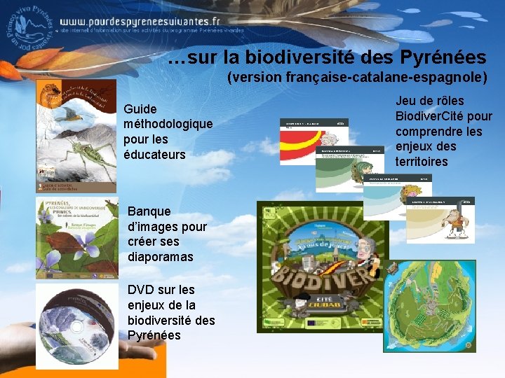 …sur la biodiversité des Pyrénées (version française-catalane-espagnole) Guide méthodologique pour les éducateurs Banque d’images
