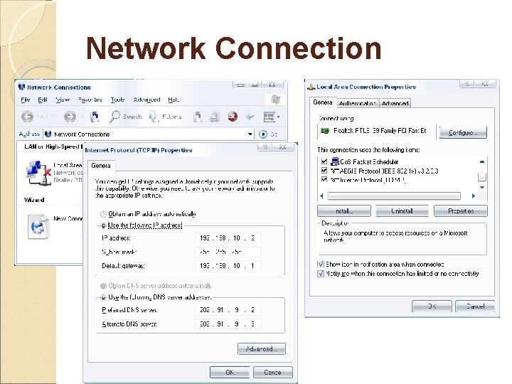 Network Connection Network Connection