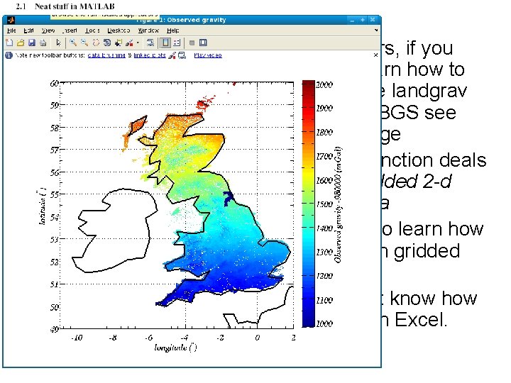  • MATLABers, if you want to learn how to plot out the landgrav