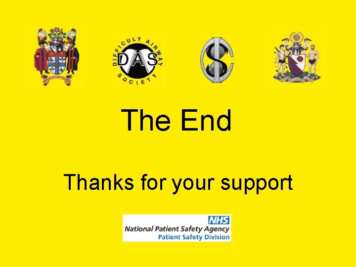 The End Thanks for your support 