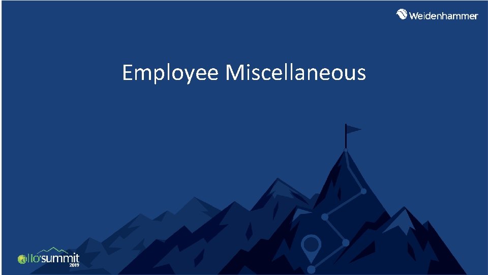 Employee Miscellaneous Employee Miscellaneous