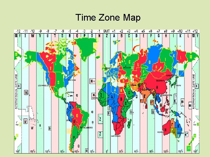 Time Zone Map 
