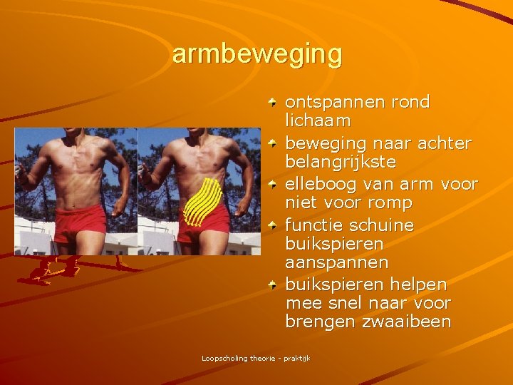 armbeweging ontspannen rond lichaam beweging naar achter belangrijkste elleboog van arm voor niet voor