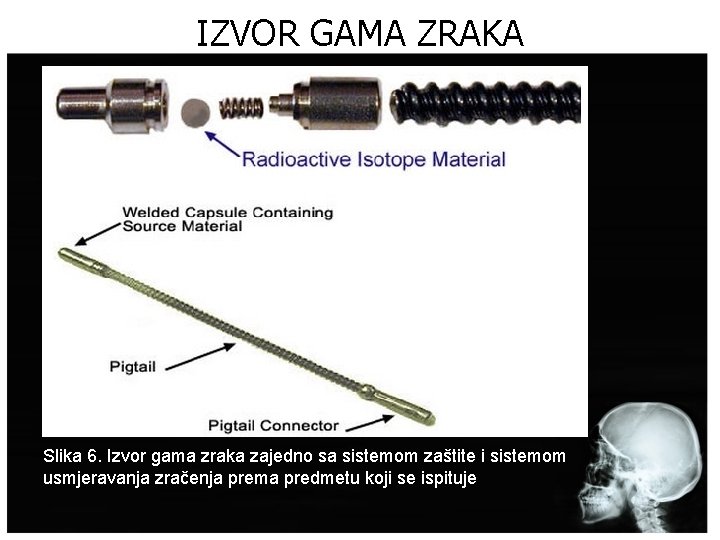 IZVOR GAMA ZRAKA Slika 6. Izvor gama zraka zajedno sa sistemom zaštite i sistemom