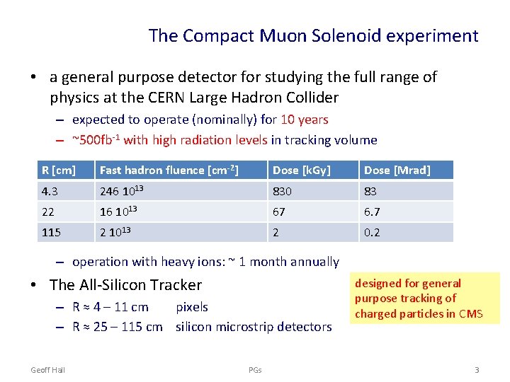 The Compact Muon Solenoid experiment • a general purpose detector for studying the full