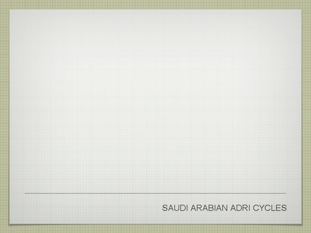 SAUDI ARABIAN ADRI CYCLES 