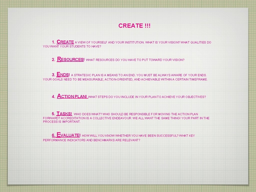CREATE !!! 1. CREATE A VIEW OF YOURSELF AND YOUR INSTITUTION. WHAT IS YOUR CREATE !!! 1. CREATE A VIEW OF YOURSELF AND YOUR INSTITUTION. WHAT IS YOUR